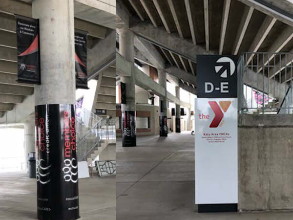 Katy stadium signage